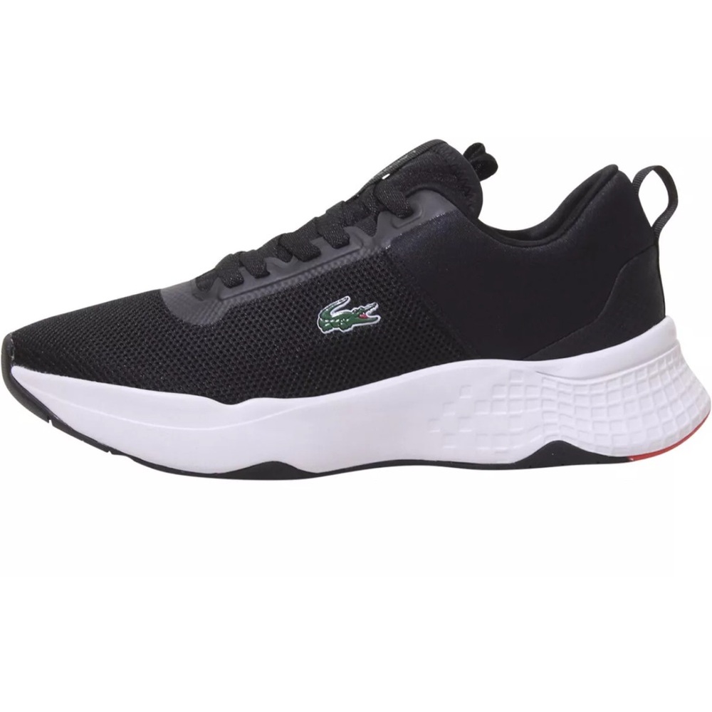 Lacoste Men's Court Drive Sneaker size 11.5 black.  used but in perfect conditio